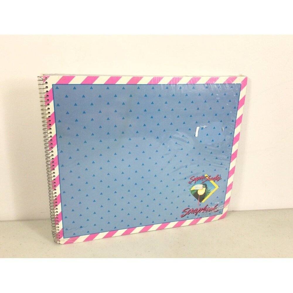 Vintage Mead Super Shades Toucan Purple Scrapbook 1985 Sealed New